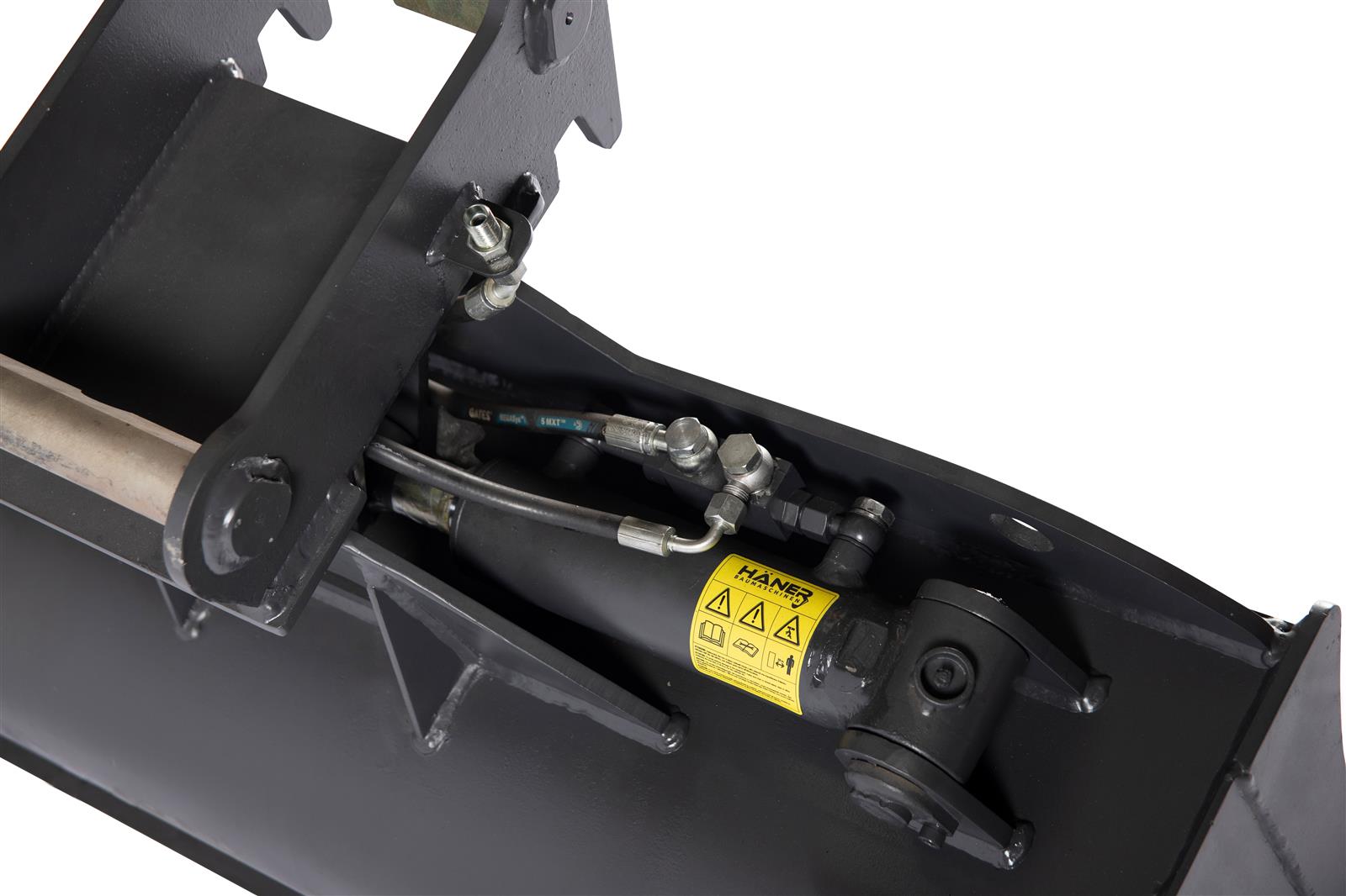 HÄNER Grabenräumlöffel hydraulisch mit MS03 für Bagger 2,9-3,8t – Bild 2