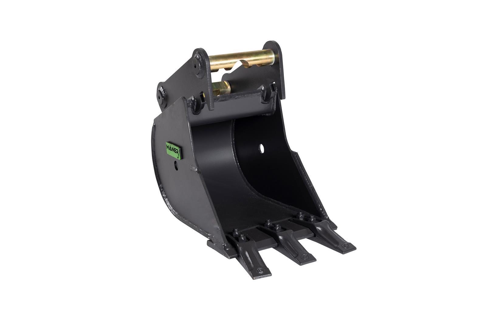 HÄNER Tieflöffel mit MS01 für Bagger 1,2-1,9t