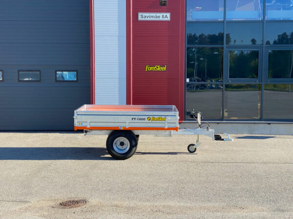ForeSTeel Kippanhänger FT-1600 - inkl. Gitteraufsatz (mit Straßenzulassung) – Bild 3