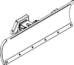 Herkules Schneeschild 120cm für MultiTec 23i RC