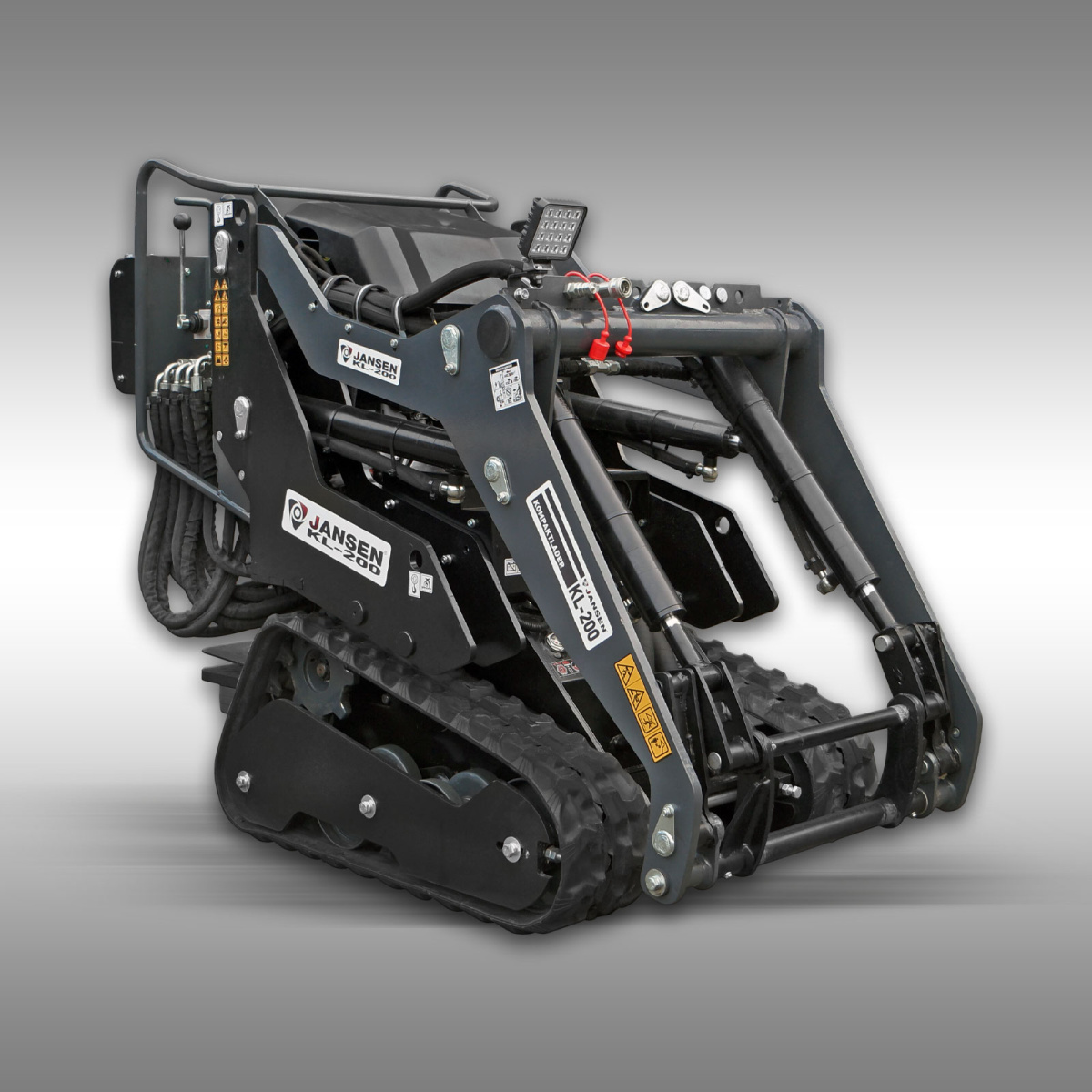 Jansen Kompaktlader KL-200, Stand-On Skid Steer, Multilader, Raupen – Bild 2