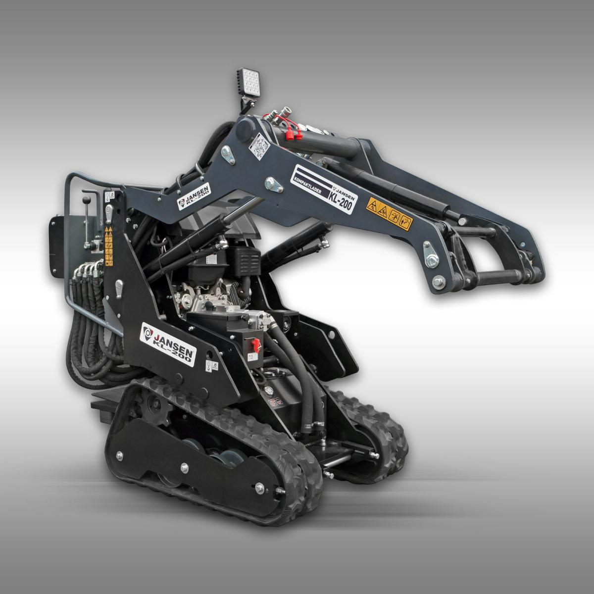 Jansen Kompaktlader KL-200, Stand-On Skid Steer, Multilader, Raupen – Bild 3
