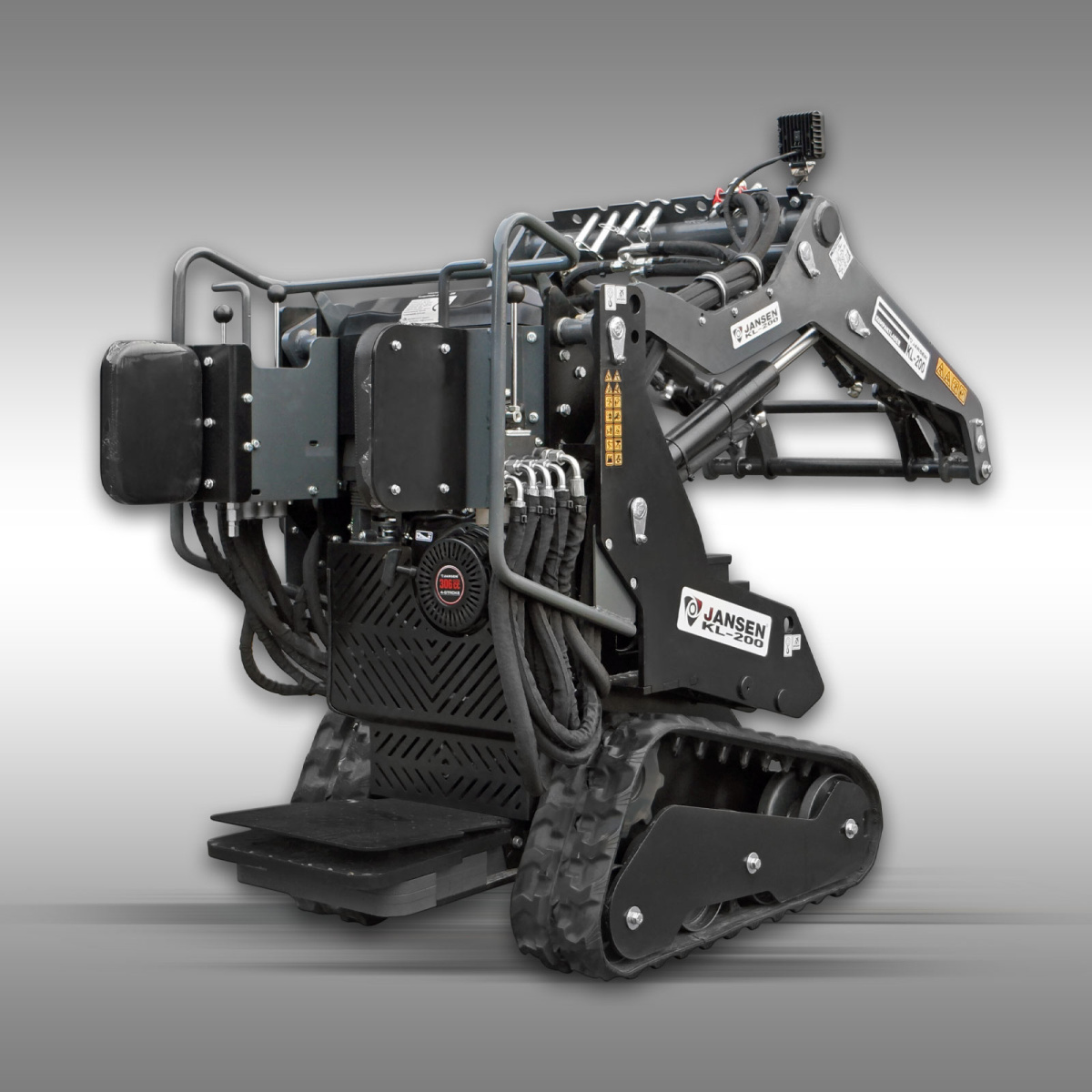 Jansen Kompaktlader KL-200, Stand-On Skid Steer, Multilader, Raupen – Bild 4