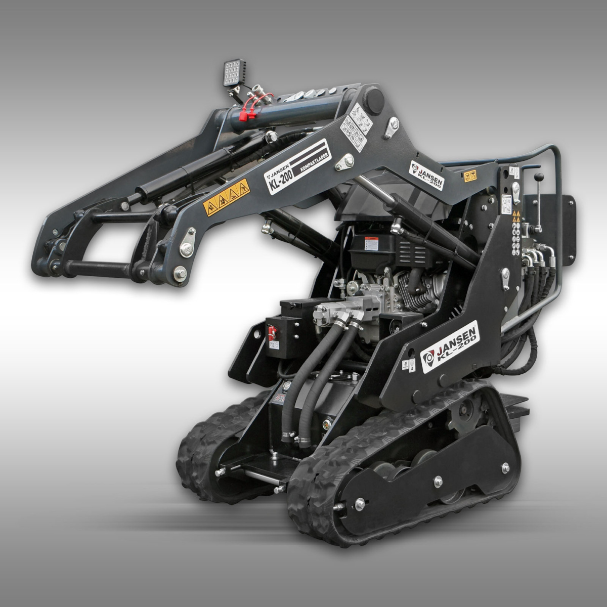 Jansen Kompaktlader KL-200, Stand-On Skid Steer, Multilader, Raupen – Bild 5