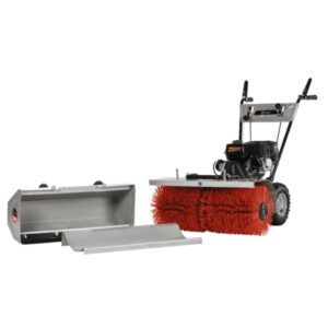 Lumag Kehrmaschine KM800 - inkl. Sammelbehälter & Räumschild