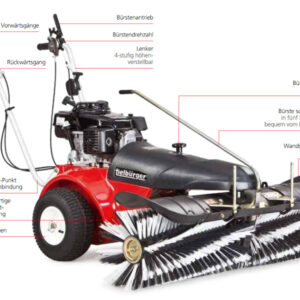 tielbürger Kehrmaschine tk38 (B&S 675EXi Handstart)