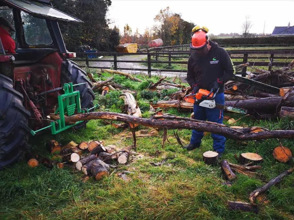 Timber Croc Holzhalter / Stammhalter HD für Traktoren mit 3-Punkt Aufnahme (KAT I) – Bild 3