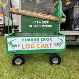 Timber Croc Holzhalter / Stammhalter mit Anhänger