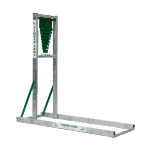 Timber Croc Holzhalter / Stammhalter "Saw Horse", verzinkt