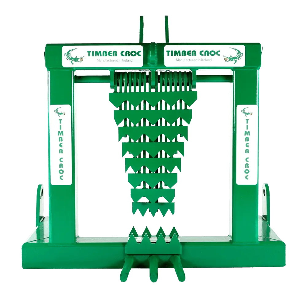 Timber Croc Holzhalter / Stammhalter XHD für Traktoren mit 3-Punkt Aufnahme (KAT II) – Bild 2