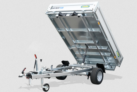 UNSINN Einachs Heckkipper mit Hydraulikaggregat Pumpless WEB30, 1300 kg